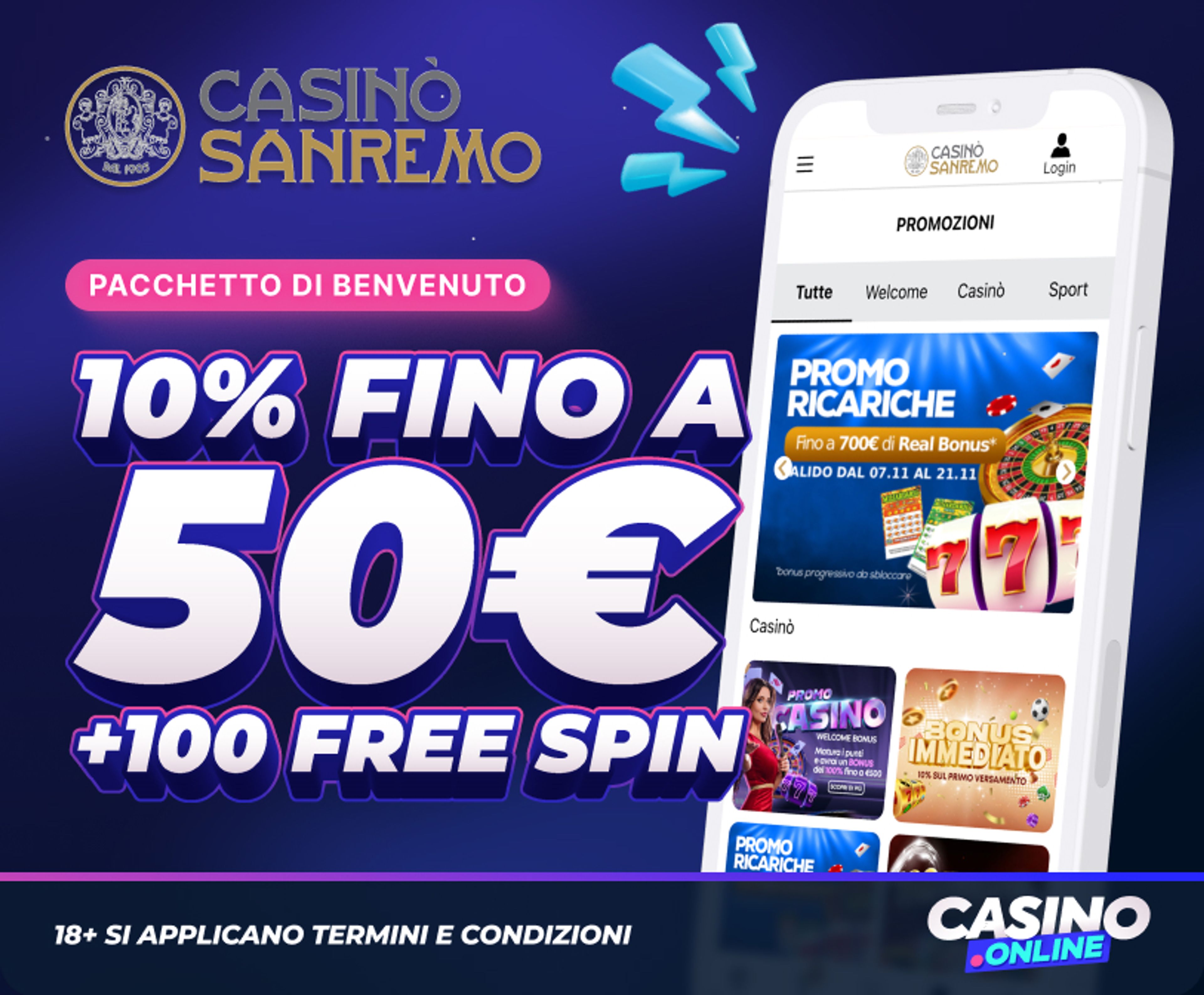 San Remo Casino Bonus Benvenuto